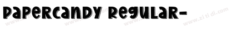 PaperCandy Regular字体转换 PaperCandy Regular字体转换